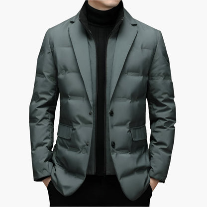 Herren Steppblazer – Moderner Business- und Freizeitblazer mit Steppung für Herbst und Winter