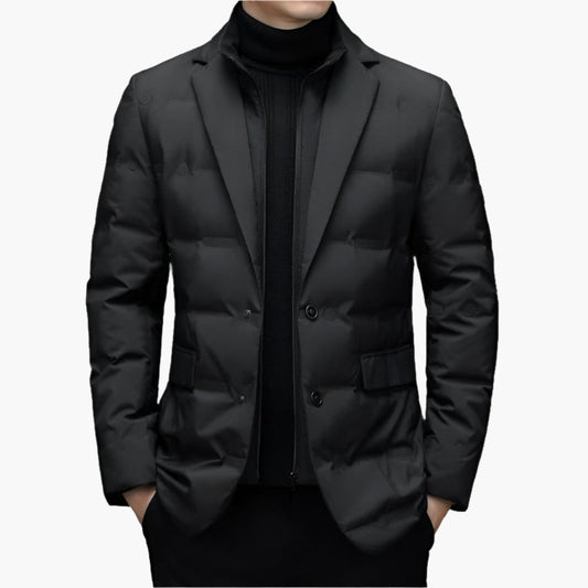 Herren Steppblazer – Moderner Business- und Freizeitblazer mit Steppung für Herbst und Winter