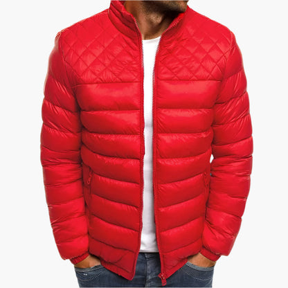 Herren Steppjacke Winddicht & Wasserdicht – Elegante Outdoorjacke für Alltag & Abenteuer