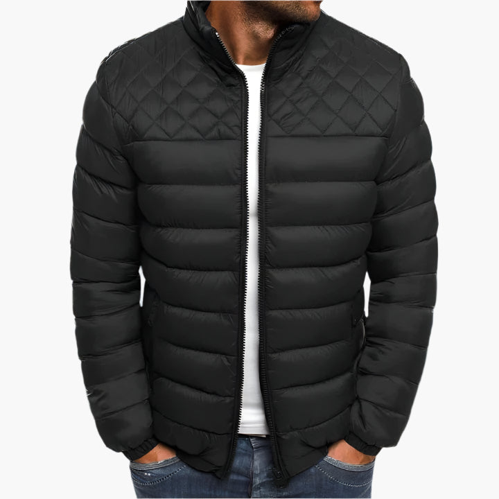 Herren Steppjacke Winddicht & Wasserdicht – Elegante Outdoorjacke für Alltag & Abenteuer