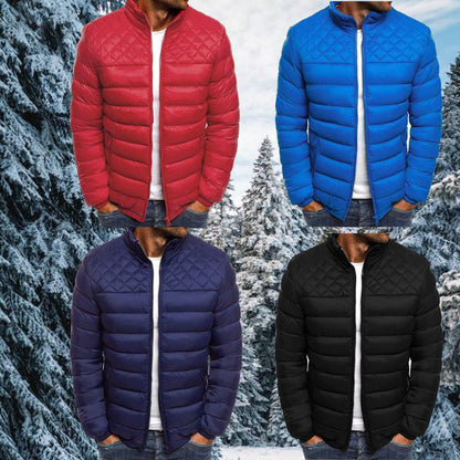 Herren Steppjacke Winddicht & Wasserdicht – Elegante Outdoorjacke für Alltag & Abenteuer