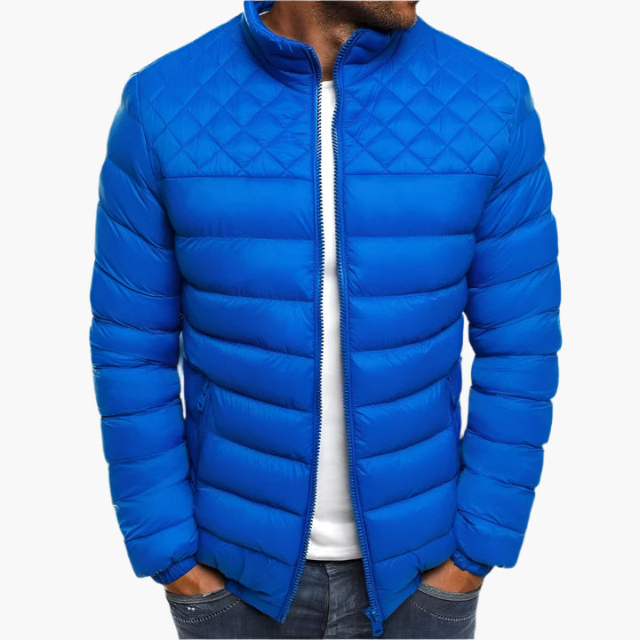 Herren Steppjacke Winddicht & Wasserdicht – Elegante Outdoorjacke für Alltag & Abenteuer
