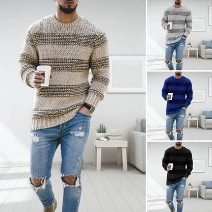 Herren Strickpullover im Norweger-Stil – Warmer Freizeitpullover für stilvolle Winter-Looks