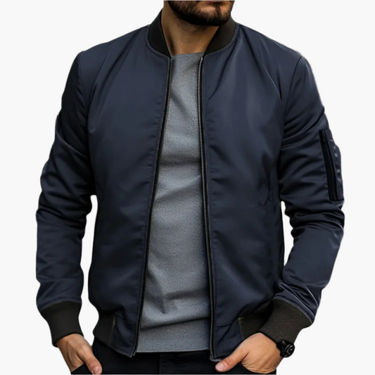 Herren Übergangs-Bomberjacke – Moderner Urban Style & Vielseitigkeit für Alltag und Freizeit