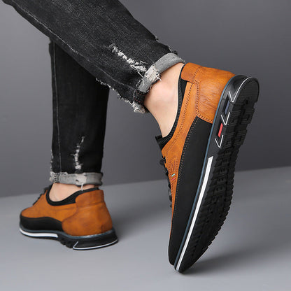 Herren Freizeitschuhe Modern Urban Komfort Schnürschuh