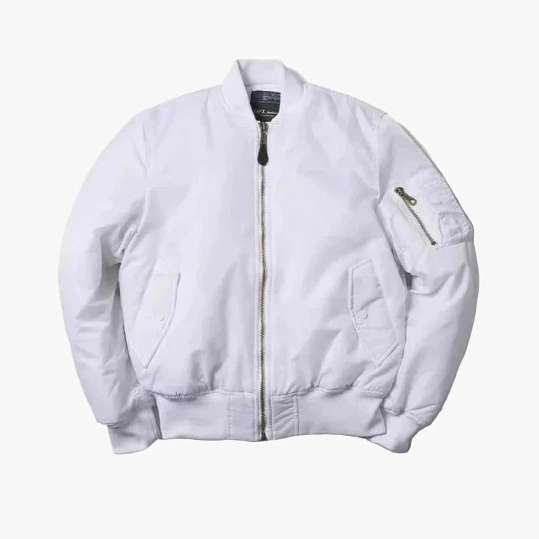 Unisex Bomberjacke für Alltag und Freizeit – Klassischer Stil