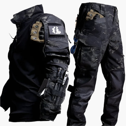Herren Taktischer Einsatzanzug – Militärstil Combat Set für Outdoor, Survival & Airsoft