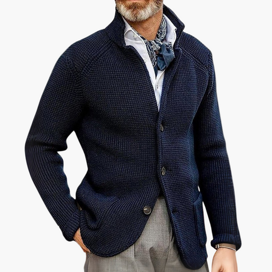 Herren Strickjacke im klassischen Stil – Elegante Freizeit- und Businessmode für anspruchsvolle Männer