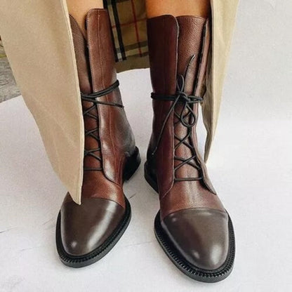 Damen Klassische Schnürstiefeletten – Modische Alltagsschuhe im zeitlosen Design