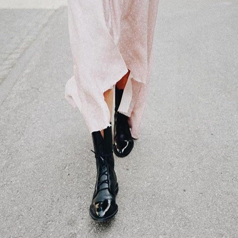 Damen Klassische Schnürstiefeletten – Modische Alltagsschuhe im zeitlosen Design