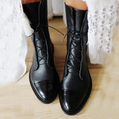 Damen Klassische Schnürstiefeletten – Modische Alltagsschuhe im zeitlosen Design