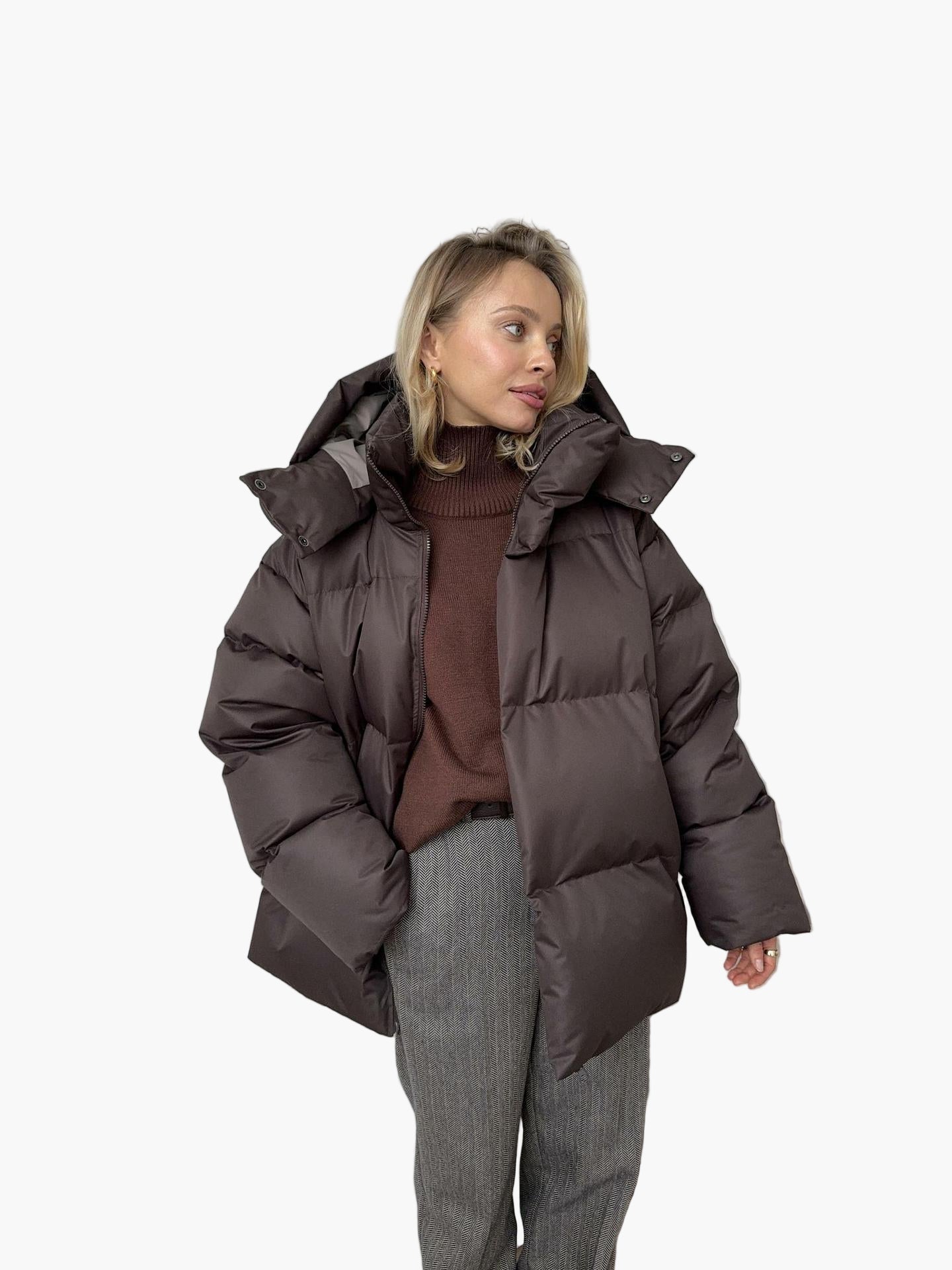 Damen Winter Steppjacke – Modische Pufferjacke für kalte Tage und Urban Style