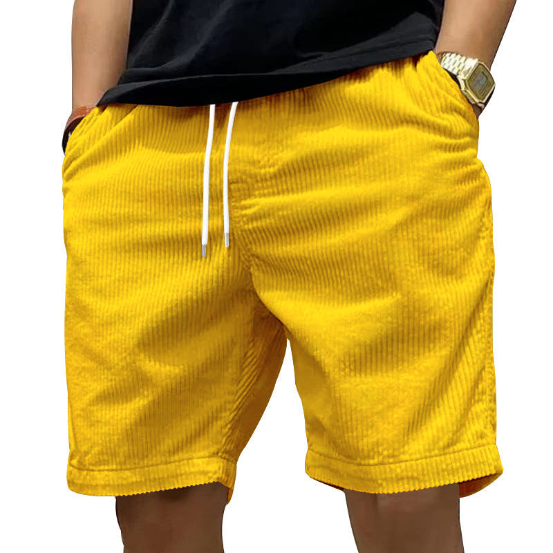 Ricky – Vintage Cargo-Shorts aus Premium-Vegan-Wildleder mit Taschen