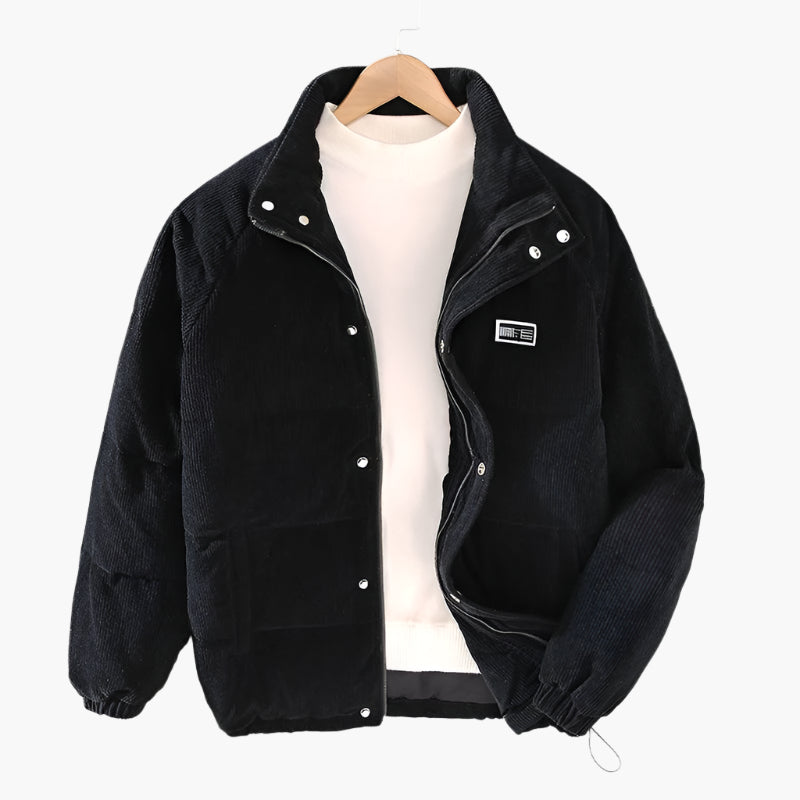 Herren Winter Steppjacke Wattiert – Modische Outdoorjacke für kalte Tage