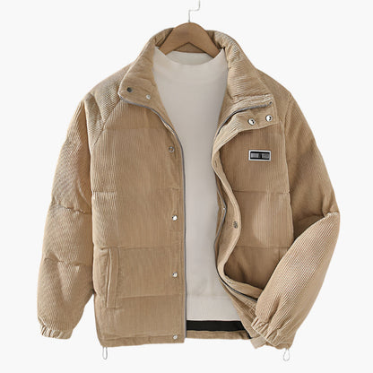 Herren Winter Steppjacke Wattiert – Modische Outdoorjacke für kalte Tage