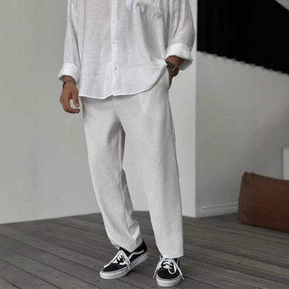 Harry – Lockere gerade Sport-Casual-Hosen im Hongkong-Stil