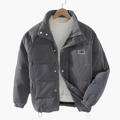 Herren Winter Steppjacke Wattiert – Modische Outdoorjacke für kalte Tage