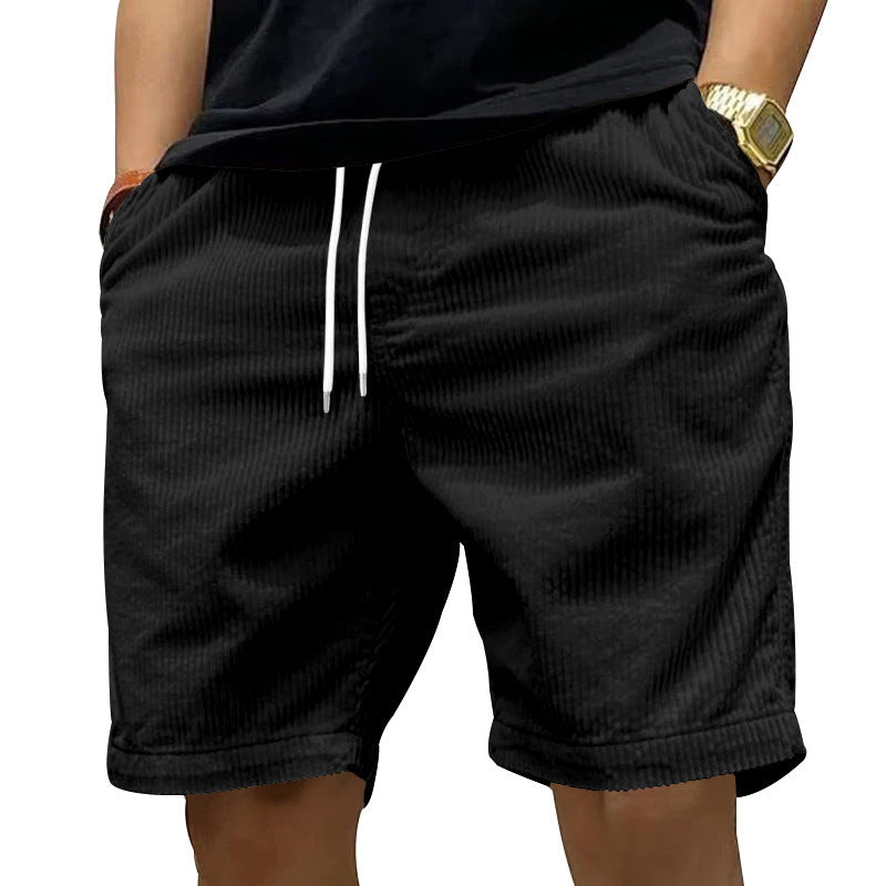 Ricky – Vintage Cargo-Shorts aus Premium-Vegan-Wildleder mit Taschen