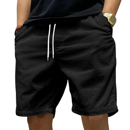 Ricky – Vintage Cargo-Shorts aus Premium-Vegan-Wildleder mit Taschen