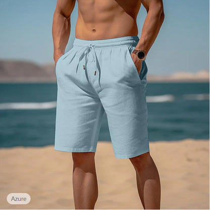 Gregory – Sommer-Drawstring-Shorts mit elastischem Bund für Herren