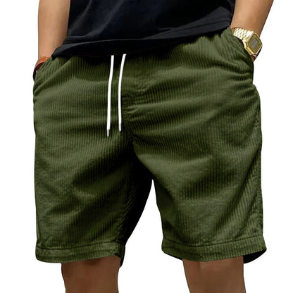 Ricky – Vintage Cargo-Shorts aus Premium-Vegan-Wildleder mit Taschen