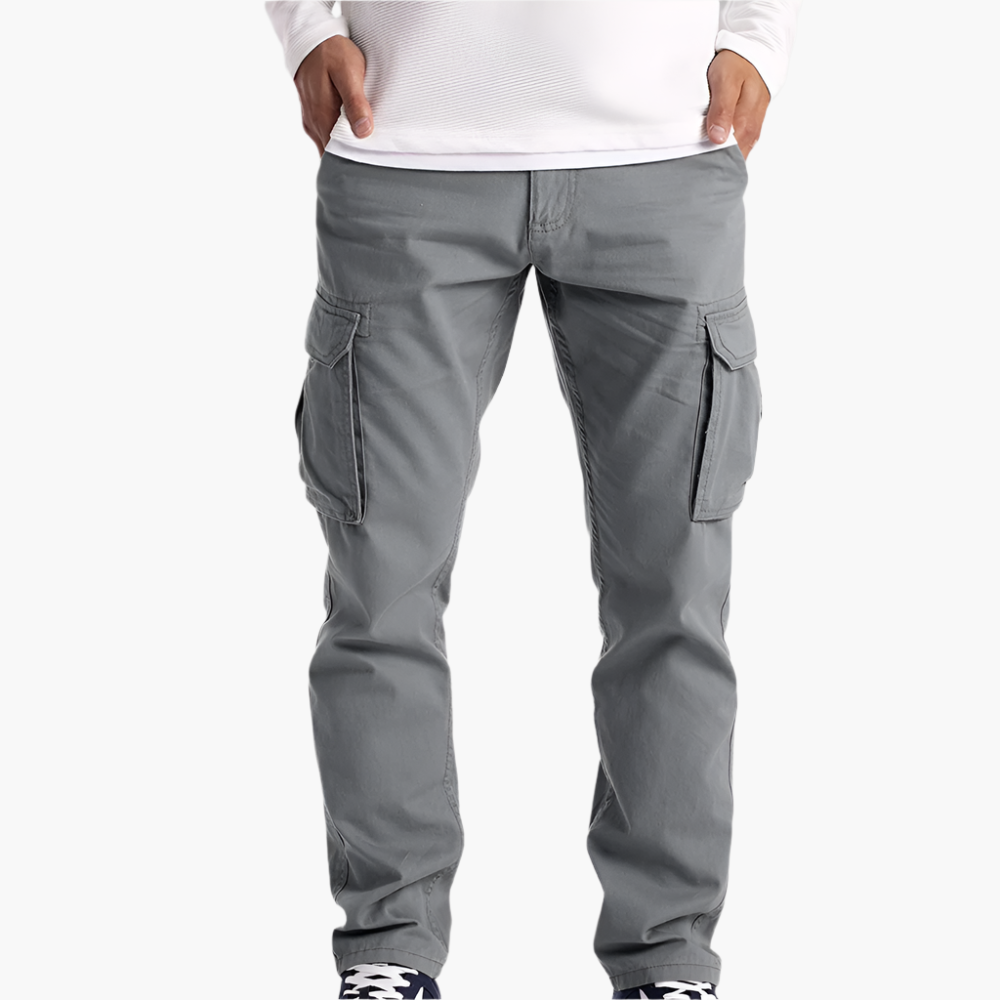 Herren Cargo Hose – Vielseitige, Bequeme Freizeithose mit Praktischen Taschen für Alltag & Outdoor