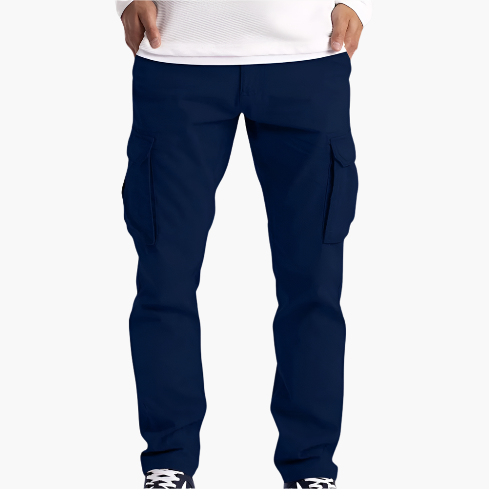 Herren Cargo Hose – Vielseitige, Bequeme Freizeithose mit Praktischen Taschen für Alltag & Outdoor