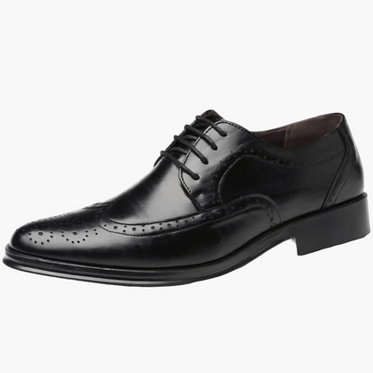 Herren Business Oxford Schuhe – Klassische Brogue Eleganz für formelle Anlässe