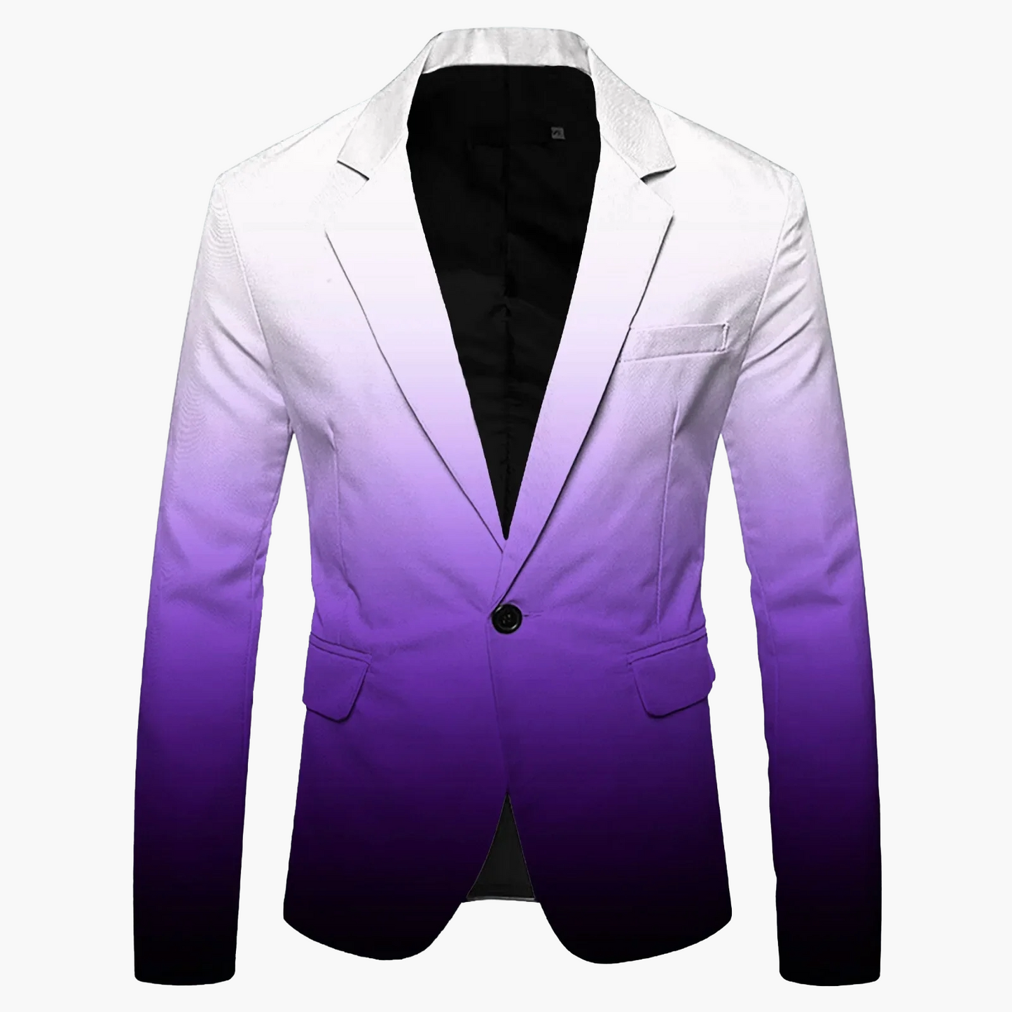 Herren Slim Fit Blazer Modern Ein-Knopf Sakko für Business und Freizeit