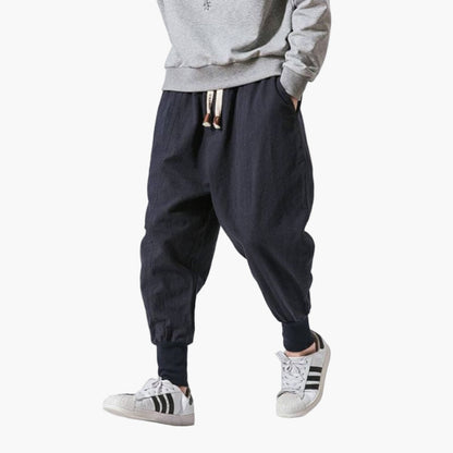Herren Haremshose Casual Relaxed Fit – Modische Freizeithose für Alltag & Sport