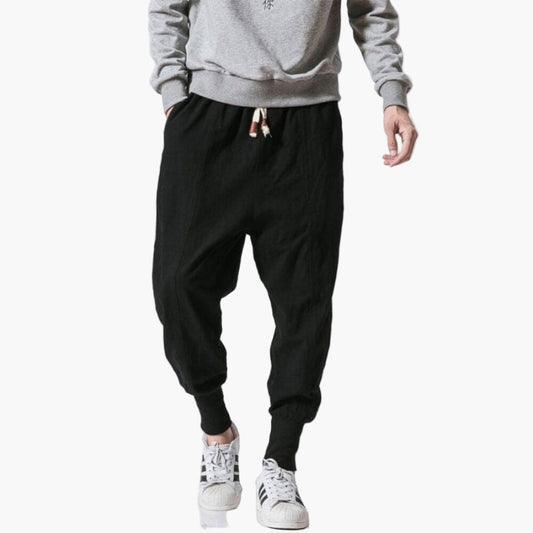 Herren Haremshose Casual Relaxed Fit – Modische Freizeithose für Alltag & Sport