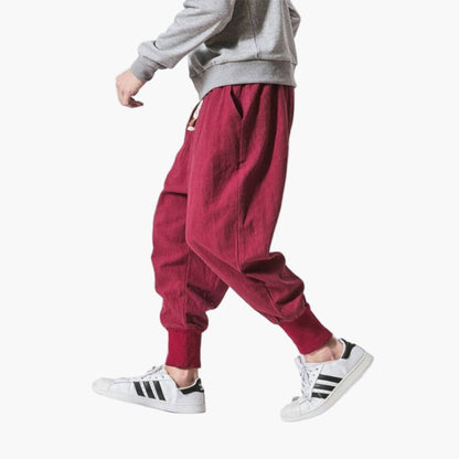 Herren Haremshose Casual Relaxed Fit – Modische Freizeithose für Alltag & Sport