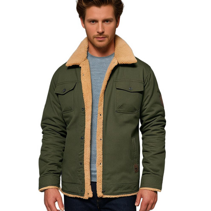 Herren Bomberjacke Vintage Winter Warm Gefüttert – Stilvolle Freizeitjacke für Alltag und Outdoor