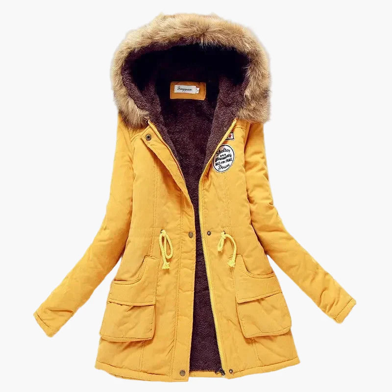 Damen Winter Parka mit Kapuze – Modischer Koreanischer Stil, Warm Gefüttert, Alltag & Freizeit