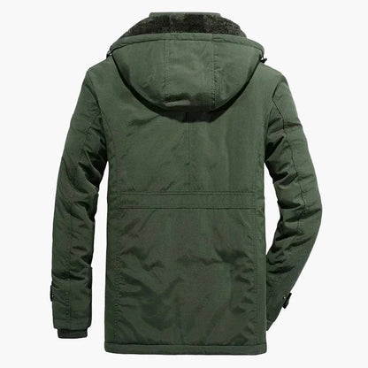 Herren Outdoor Winterjacke mit Kapuze – Lässiger Parka für kalte Tage, winddicht und warm