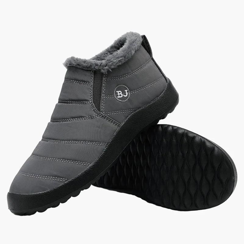 Damen Winter Stiefeletten Komfort Warm Gefüttert Outdoor Slip-On Schuhe