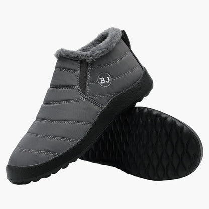 Damen Winter Stiefeletten Komfort Warm Gefüttert Outdoor Slip-On Schuhe