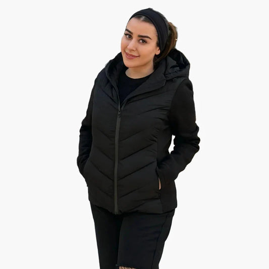Damen Steppjacke mit Kapuze – Modische Freizeitjacke für Herbst und Winter