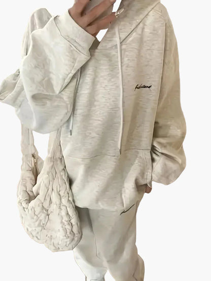 Damen Loungewear Set Kapuzenpullover und Jogginghose – Bequemer Freizeitanzug für Alltag und Entspannung