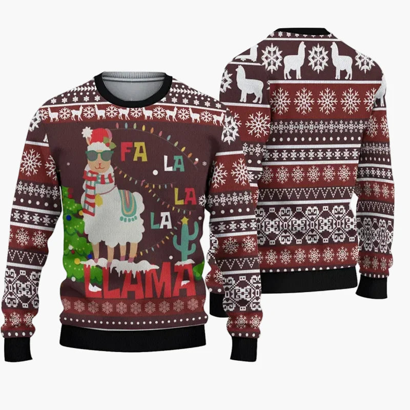 Herren Weihnachts-Pullover Christmas Bros Ugly Christmas Sweater Party