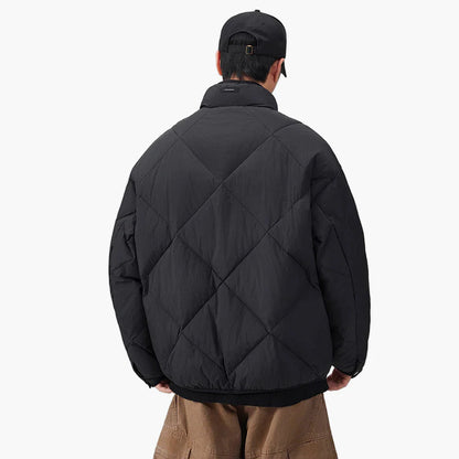 Herren Steppjacke im Oversized-Look für Alltag und Freizeit