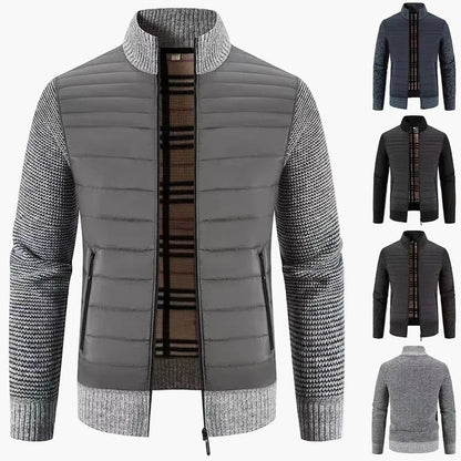 Herren Steppjacke im koreanischen Slim-Fit-Stil – Modische Freizeitjacke für Herbst und Winter