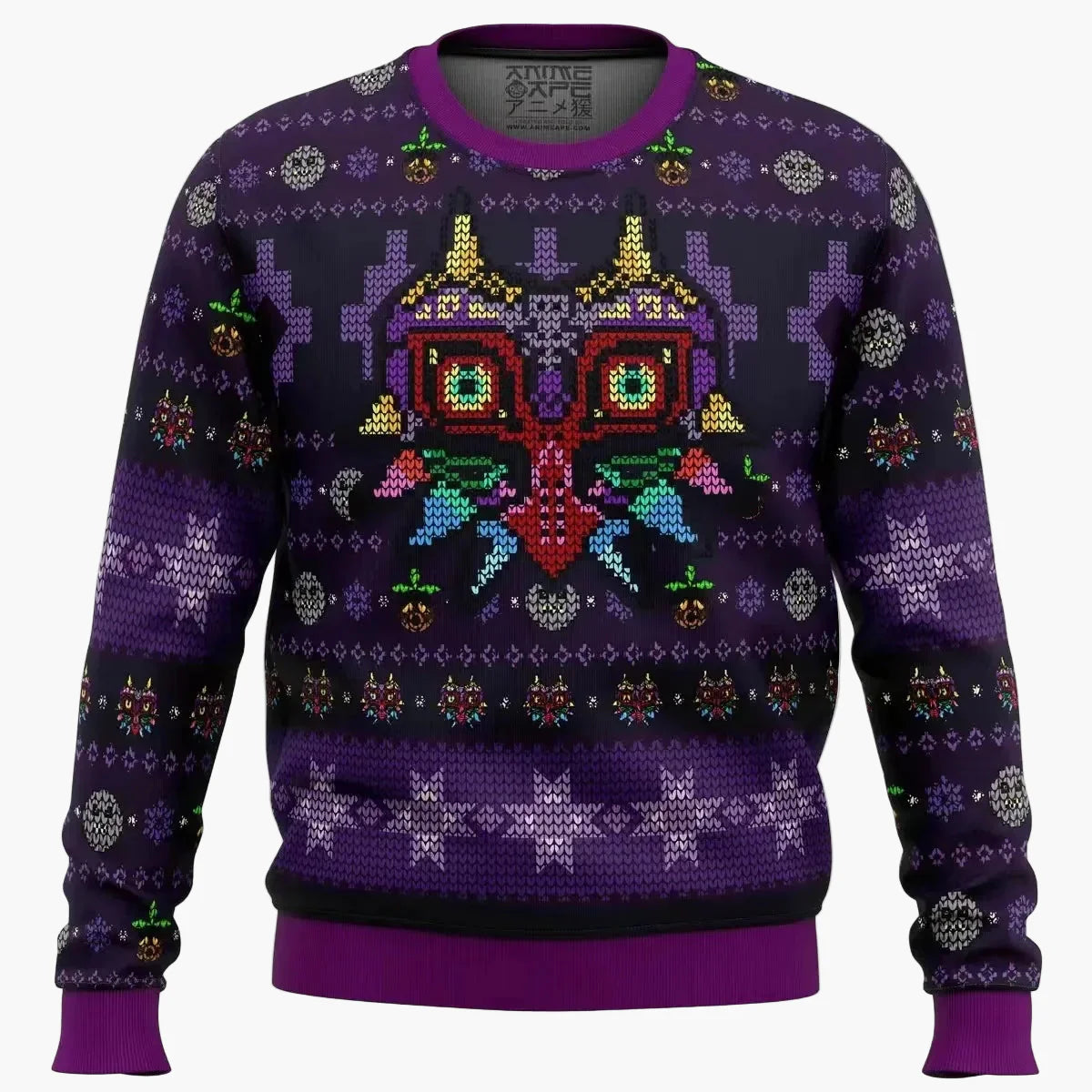 Herren Pullover im Gaming-Stil – Legend of Zelda Majora's Mask Ugly Christmas Sweater