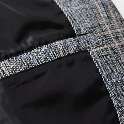 Herren Business Casual Kariertes Sakko – Moderner Stil für Büro & Freizeit
