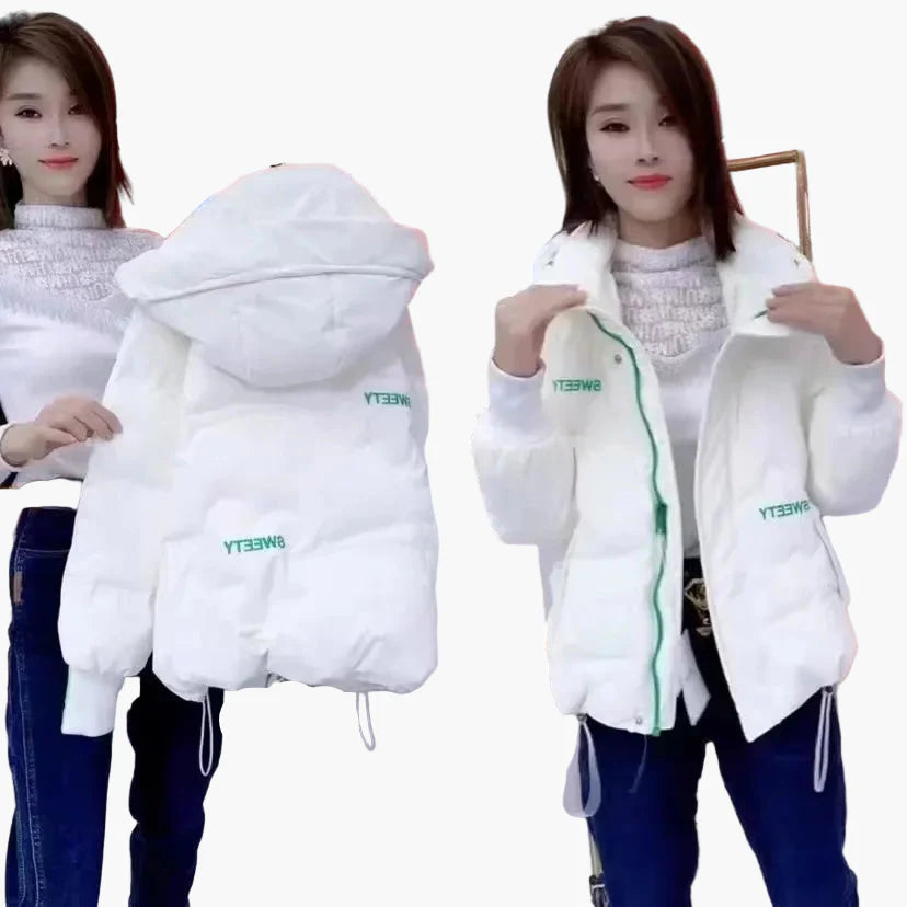 Damen Winter Steppjacke mit Kapuze – Modisch, Warm & Alltagstauglich