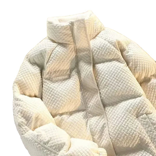 Unisex Steppjacke mit Stehkragen – Modische Winterjacke, lässig, warm, für Alltag und Outdoor