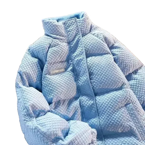 Unisex Steppjacke mit Stehkragen – Modische Winterjacke, lässig, warm, für Alltag und Outdoor