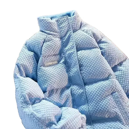 Unisex Steppjacke mit Stehkragen – Modische Winterjacke, lässig, warm, für Alltag und Outdoor