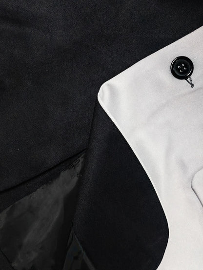 Herren Modernes Business-Sakko mit Farbverlauf – Eleganter Anzugjacke für Büro & Events