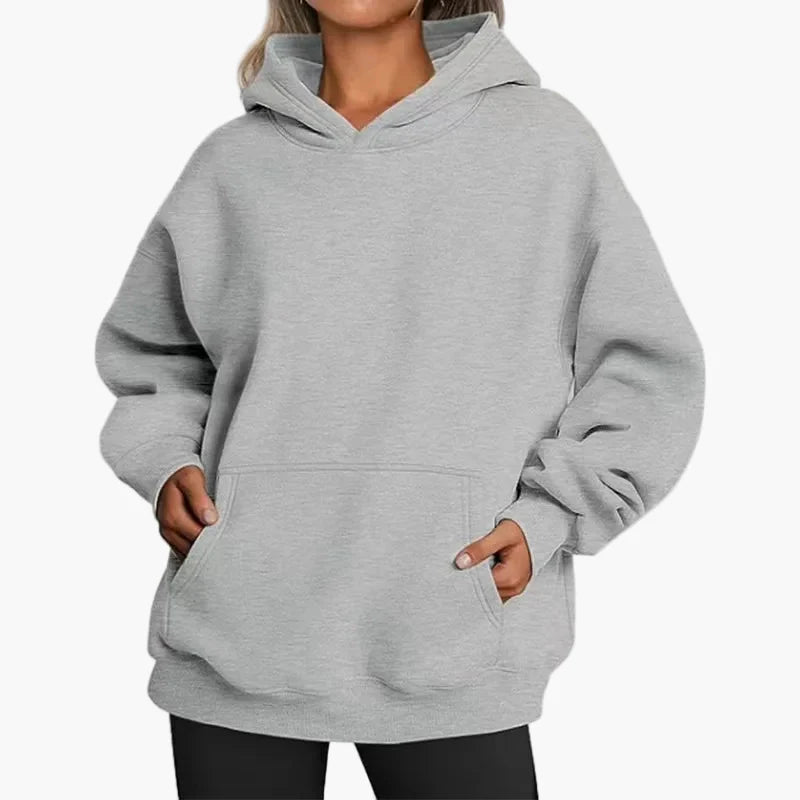 Damen Oversize Hoodie Freizeit Kapuzenpullover – Bequemer Streetwear Style